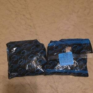 2 Silkies Control Top Pantyhose Med Beige 106